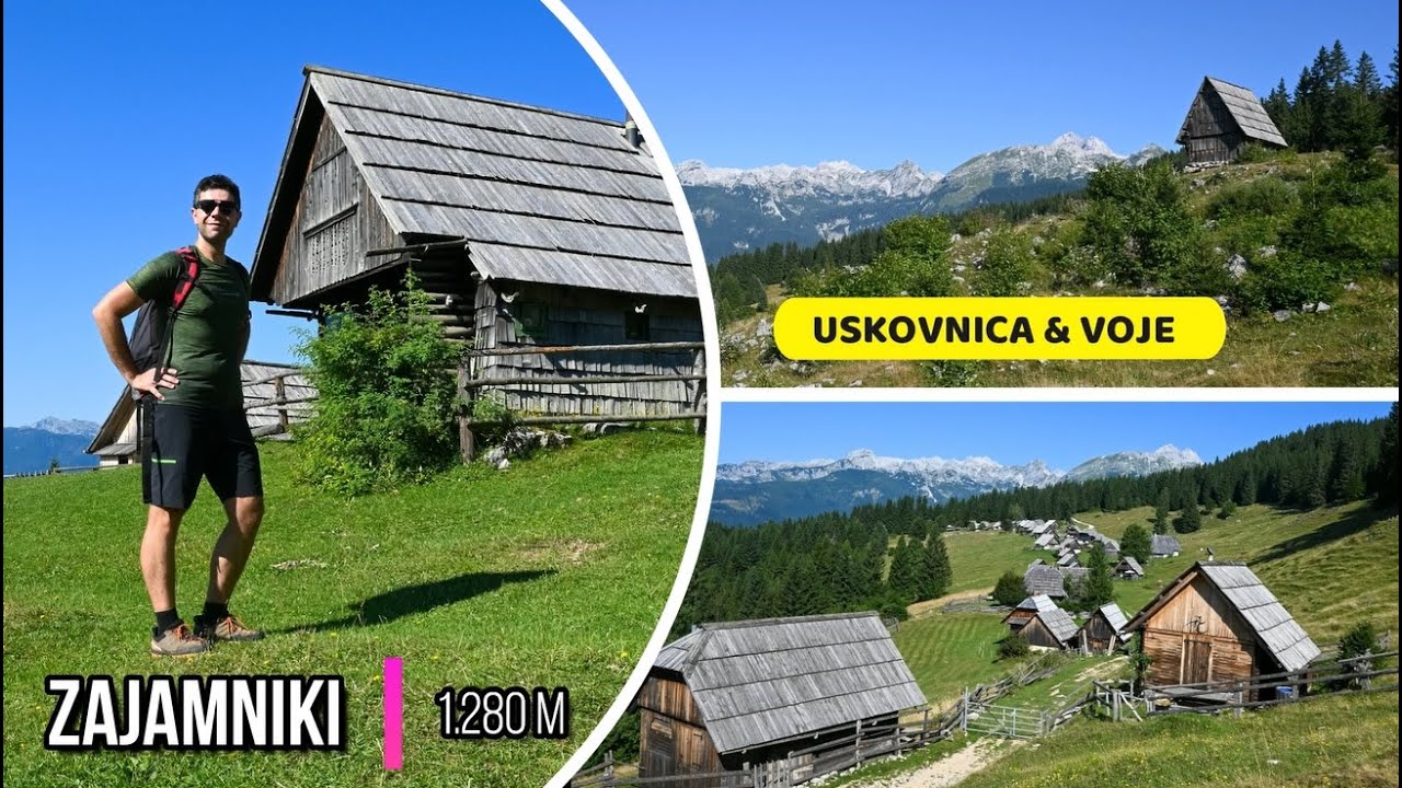 Pravljične BOHINJSKE PLANINE in neuporaben P+R |Hike to ZAJAMNIKI, Uskovnica, VOJE|