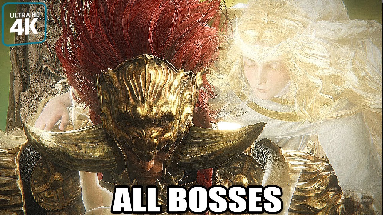 Elden Ring: Shadow of the Erdtree - All Bosses (With Cutscenes) + True Ending 4K 60FPS UHD PC