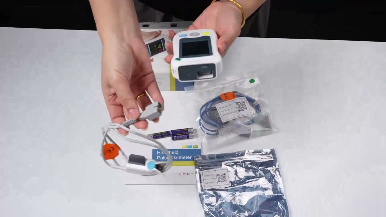 Handheld Pulse Oximeter | Medical Device Demo 🩺📊