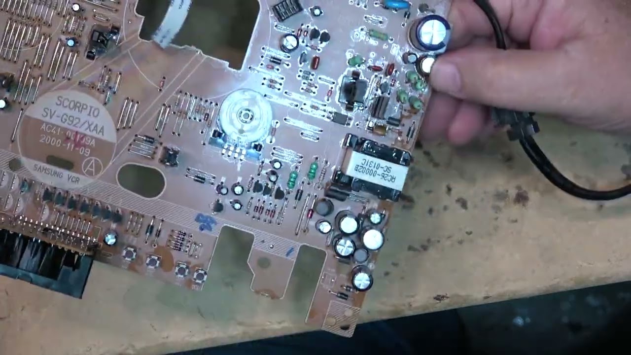 Samsung VR8140 VCR No Power or Intermittent Power