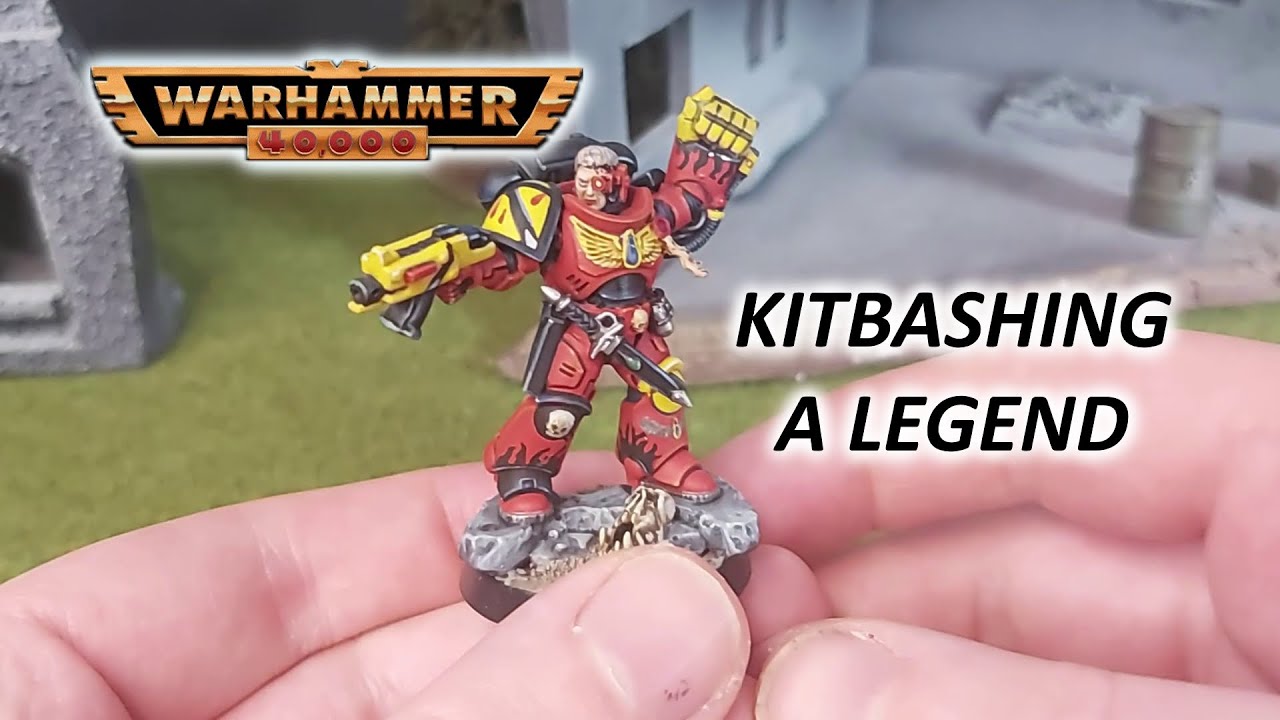 Kitbashing a legendary Blood Angels captain - Warhammer 40k 2nd edition