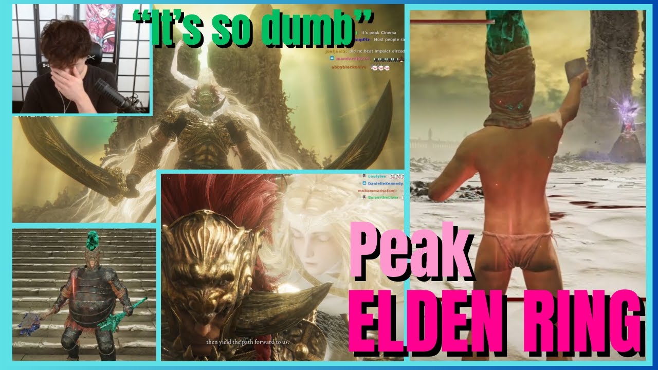 Sykkuno LOSES IT after seeing the new boss in ELDEN RING DLC... Its bad bad bad...