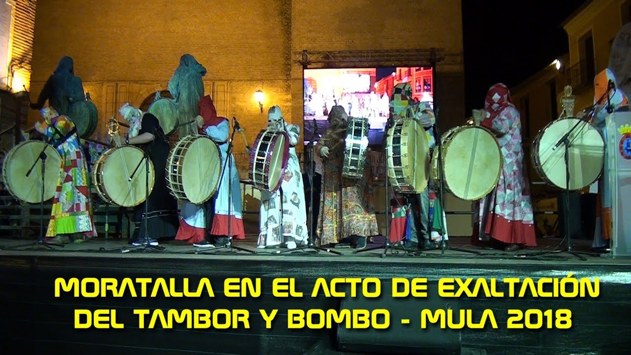 MORATALLA EN EL ACTO DE EXALTACIÓN DEL TAMBOR Y BOMBO - MULA 2018