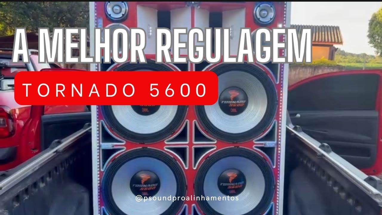 A melhor regulagem para o Tornado 5600 na Taramps HD 15.000 #psound #somautomotivo #som