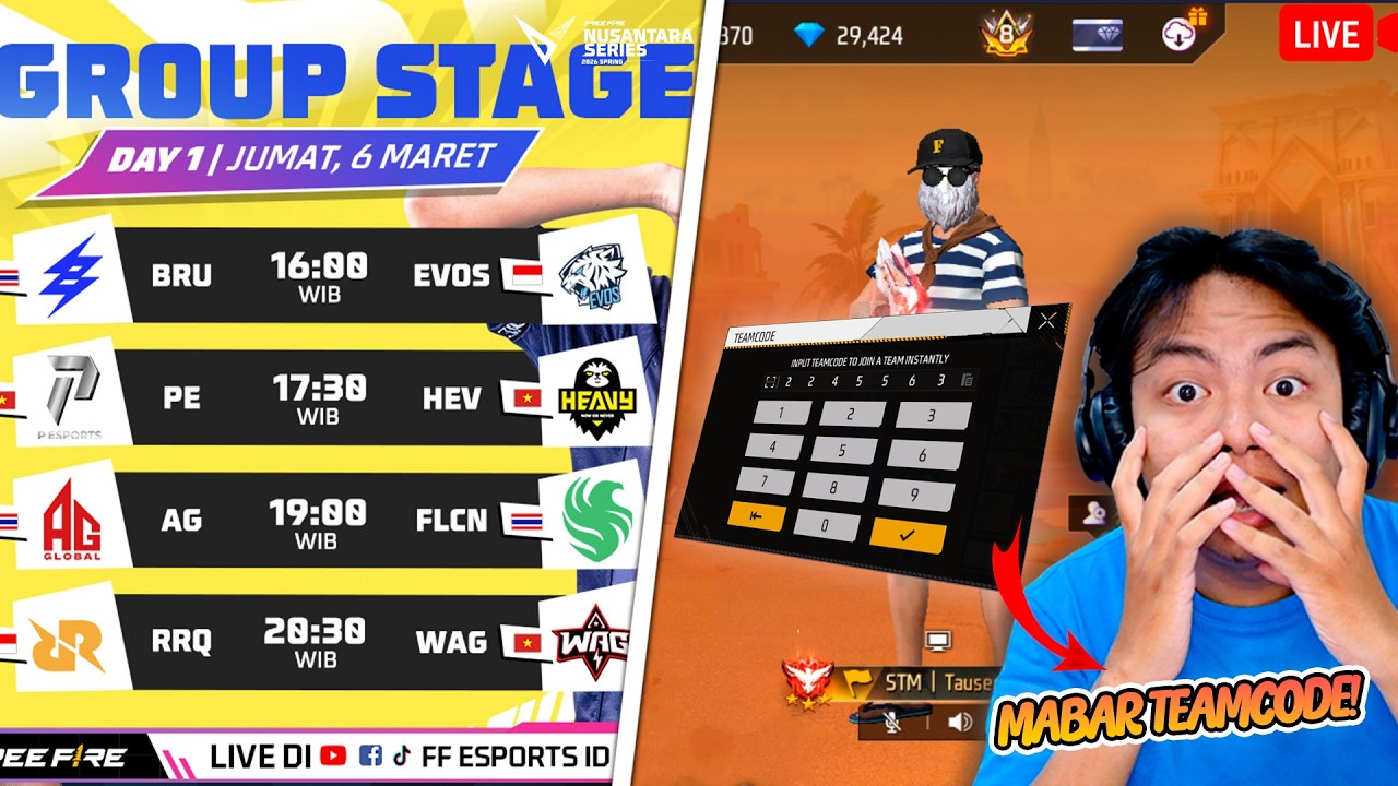 🔴 NGABUBURIT MABAR SAMBIL NONTON EVOS!!