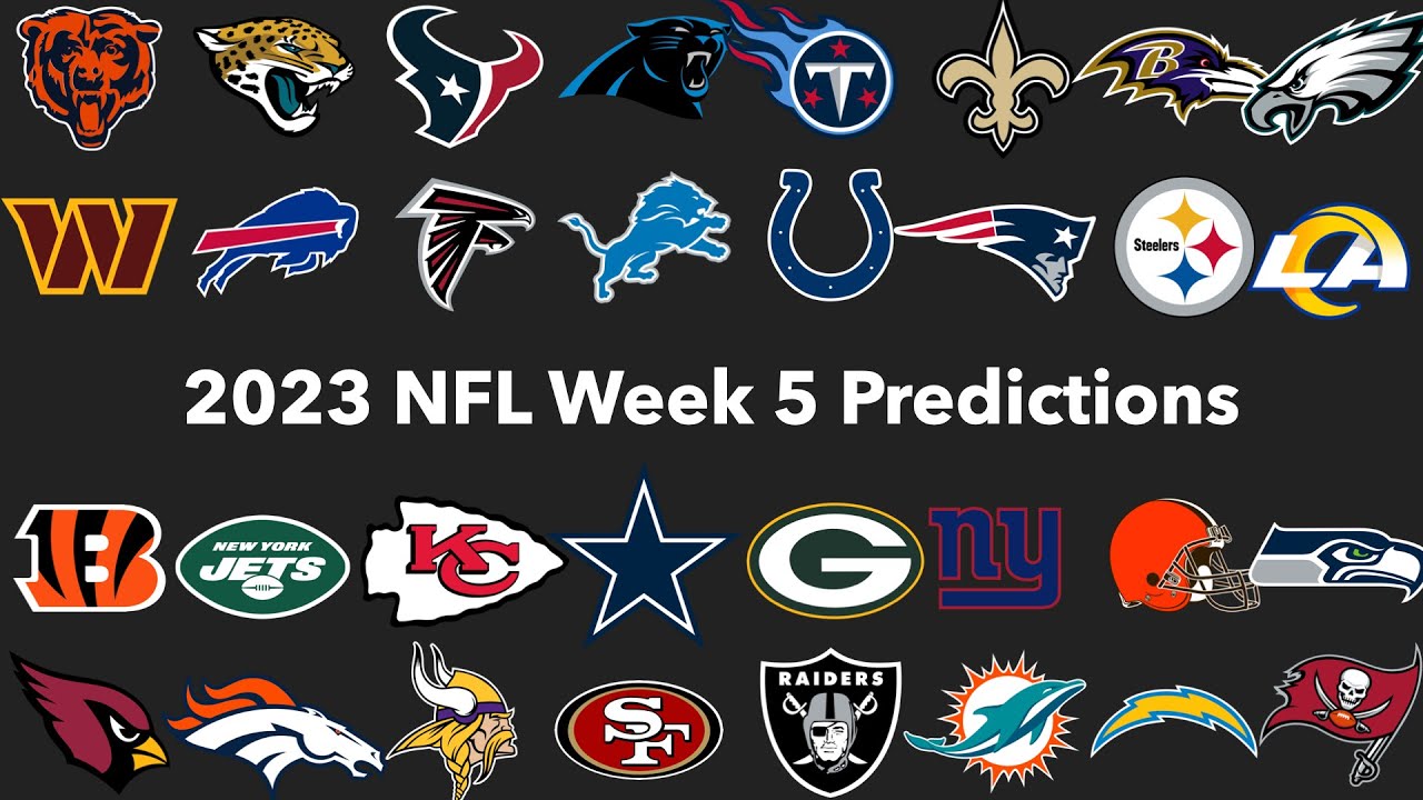 2023 NFL Week 5 Predictions