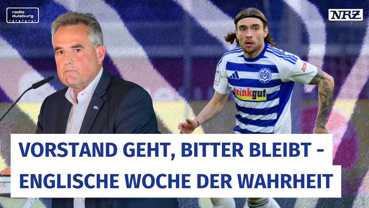 MSV Duisburg: Vorstandsfrust, Chancenwucher und wenig Zeit zum Durchatmen