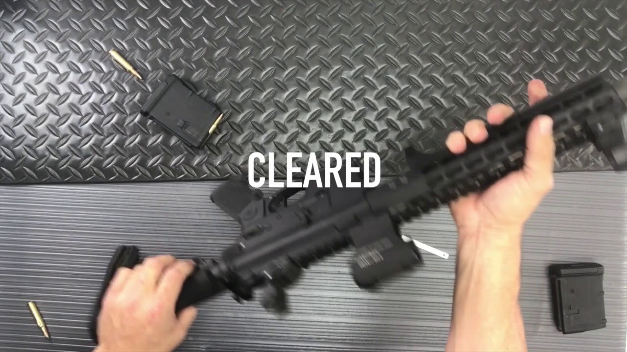 FC HOOK AR-15 FIXED MAG : HOW TO SAFELY CLEAR A DOUBLE FEED MALFUNCTION