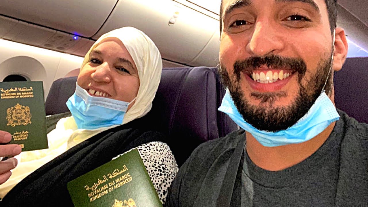 اخر فيديو مع امي في امريكا 😔، رحلة الى المغرب بدات بحزن وانتهت ب....