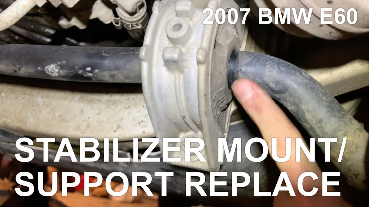 BMW E60 M Performance Sway Bar Mounts Replacement | 550i Stabilizer Bushing DIY