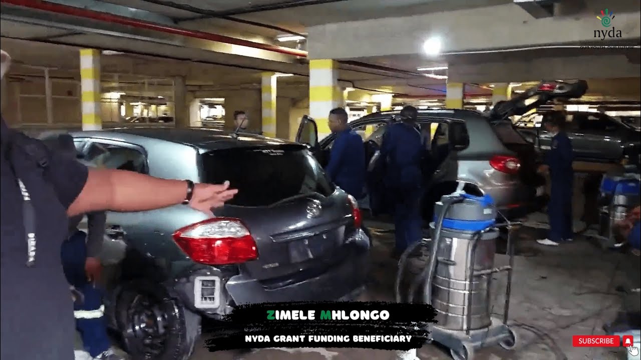 NYDA Grant Funding | Zimele Mhlongo's Car Wash business | Mpumalanga | South Africa | Funding 2022 |