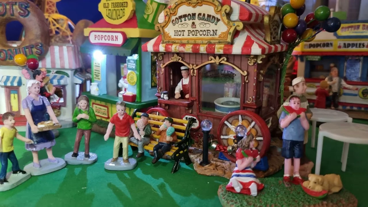 Christmas Village Carnival 2022 HD Long Version Lemax Department 56 Mr Christmas Gold Label