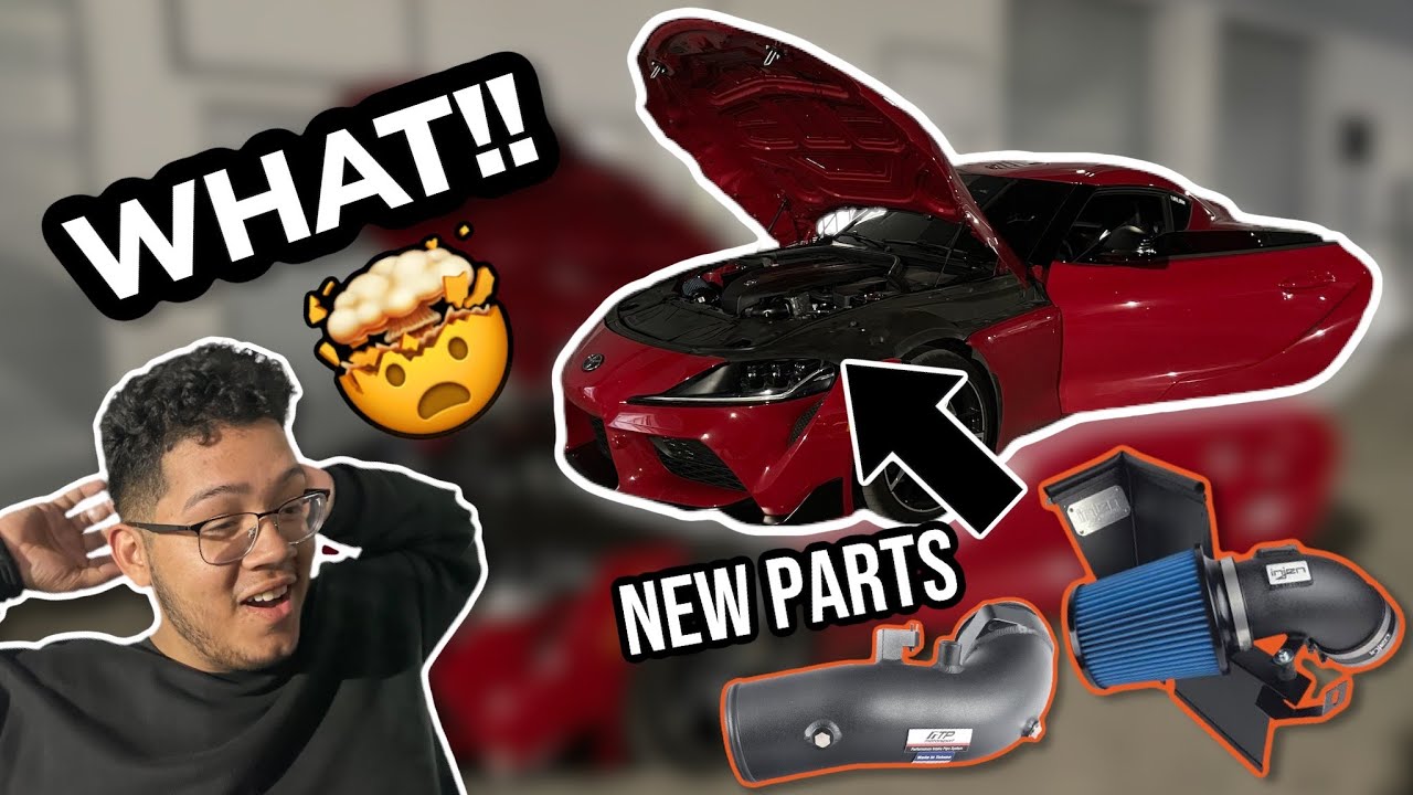 DIY  B58 A90 supra intake/charge pipe install (SUPER FAST!!!!!!!!)
