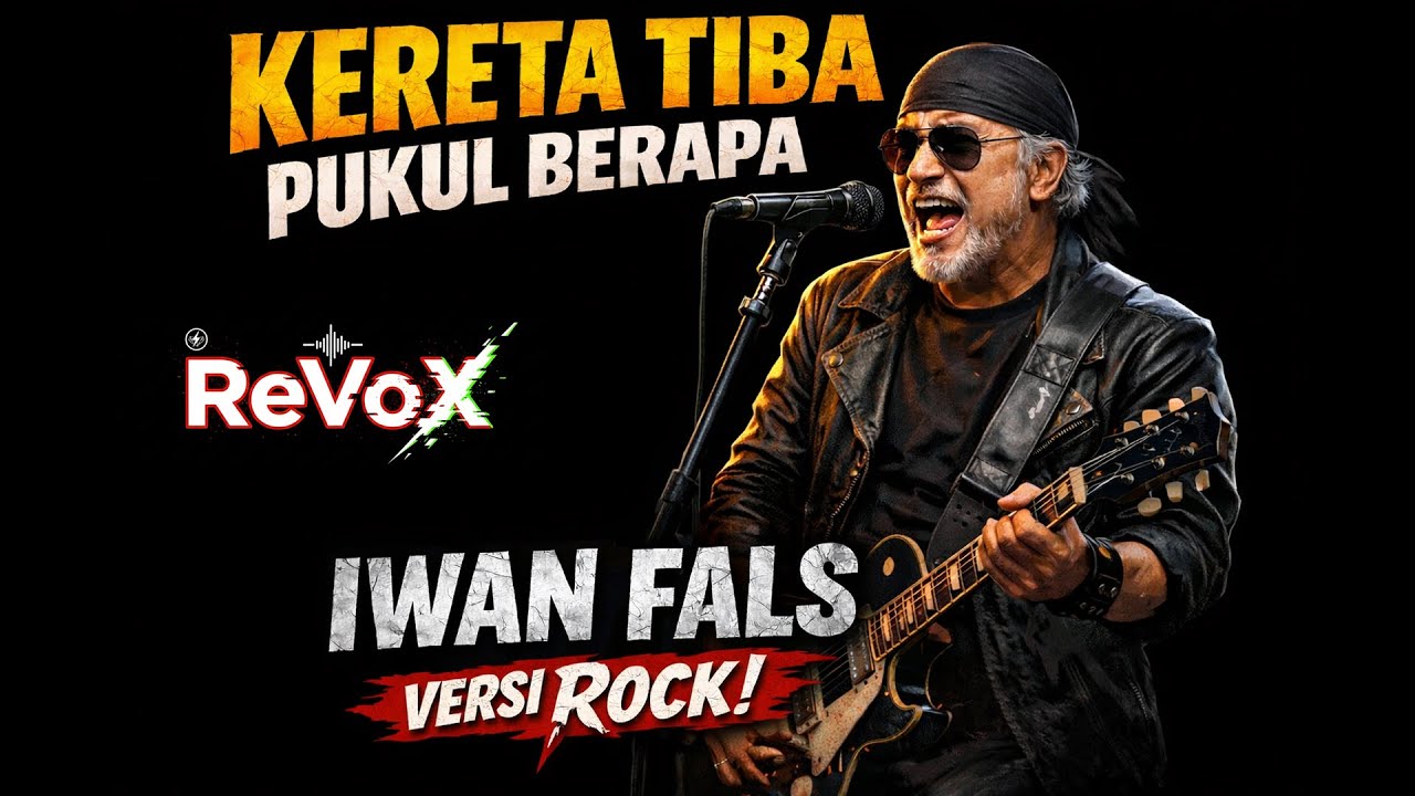 Kereta tiba pukul berapa - iwan fals versi rock | cover by ReVoX-4i