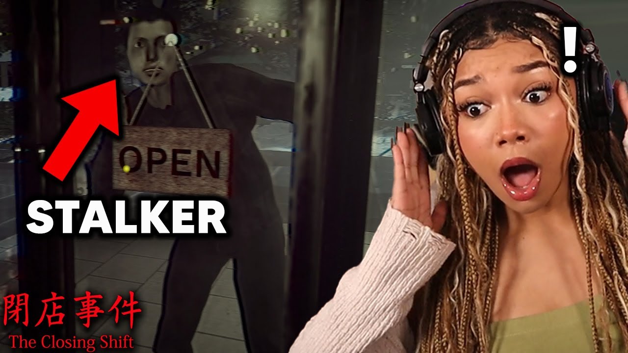 SCARY STALKER WON'T LEAVE ME ALONE AT MY JOB! | Closing Shift 閉店事件 (Full Game)