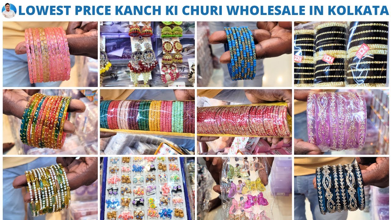 Shaadi & Festival Special Kanch Ki Churi, Earrings | Burrabazar Kolkata Wholesale Churi Market 🛍️