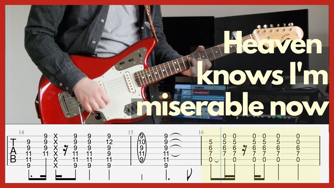 The Smiths - Heaven Knows I’m Miserable Now (Guitar Cover)