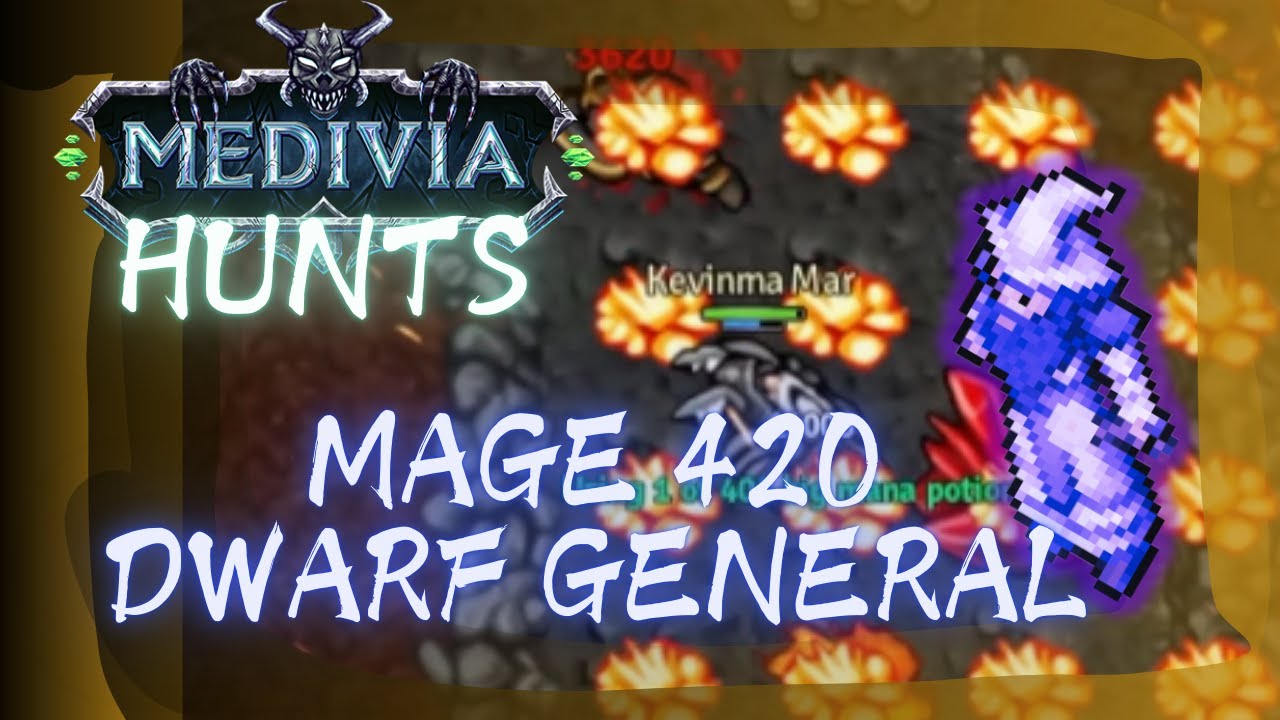 MAGE 420 FARMING DWARF GENERALS - MEDIVIA ONLINE