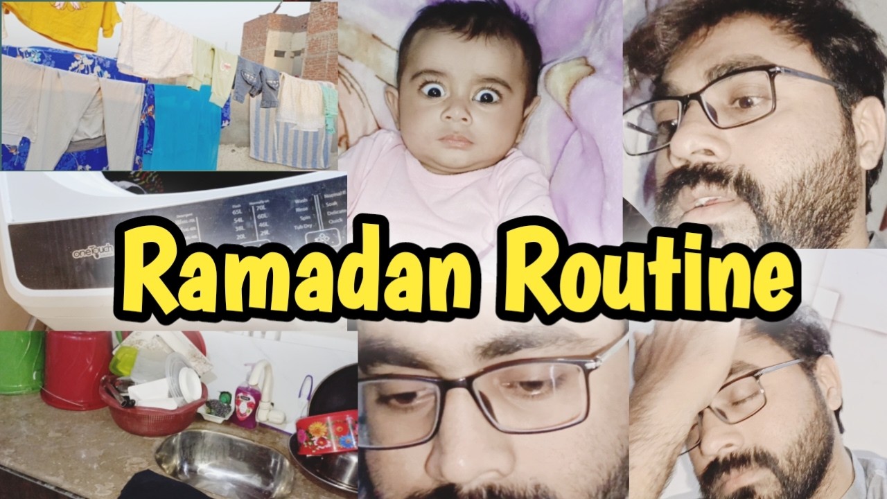 Roza rakny k baad ghar k kam kiye 😊 | kapray dhoye ghar ma jharo diya bartan dhoye 😜 | phir so gya 😴