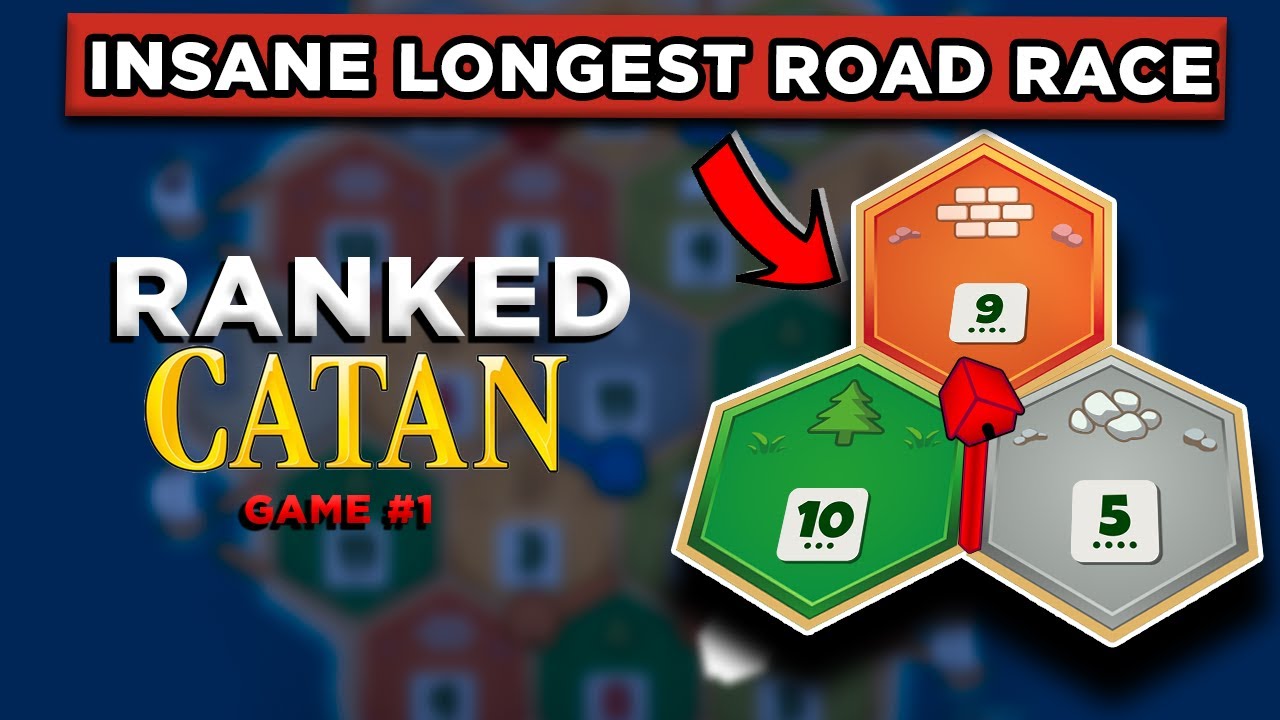 Catan Pro Plays INSANE Longest Road Game