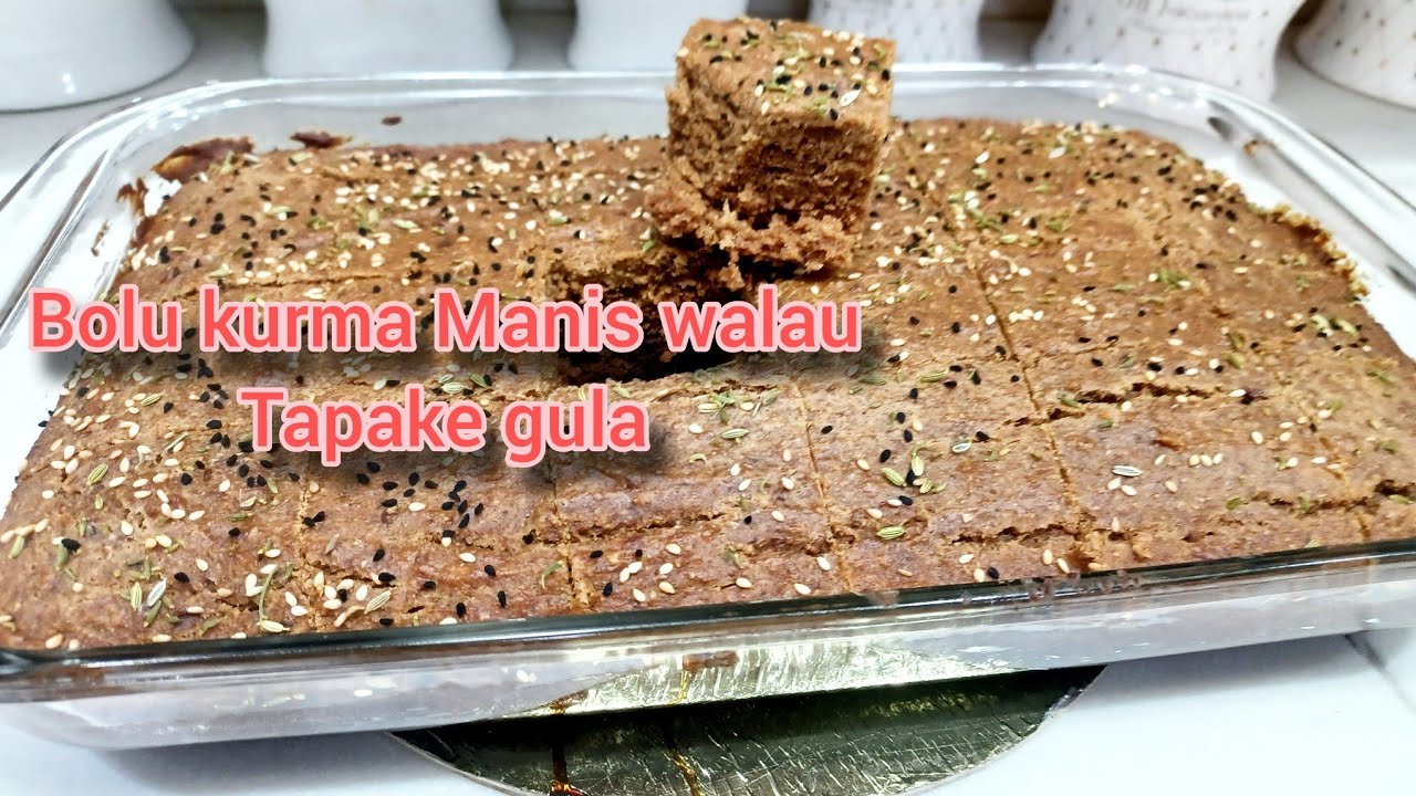 Kek yang satu ini tida pake gula tidak pake mentega tapi rasanya manis dan moist sekali|| kek kurma