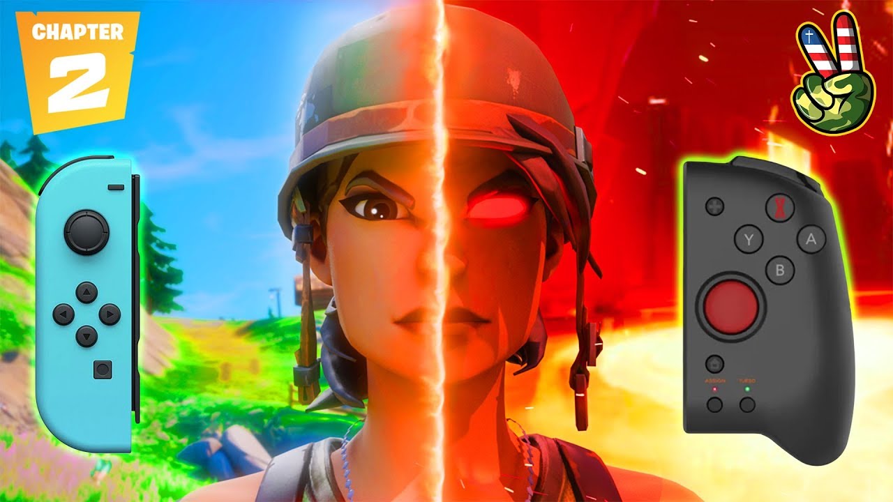 *NEW* ELITE JOYCONS ON FORTNITE! (Handheld Players 10x Skill)