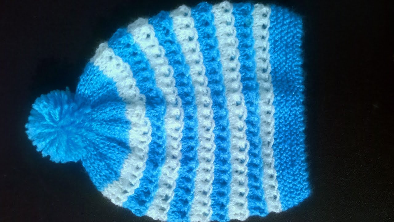 Baby Cap Knitting Design/Full Topi ka design