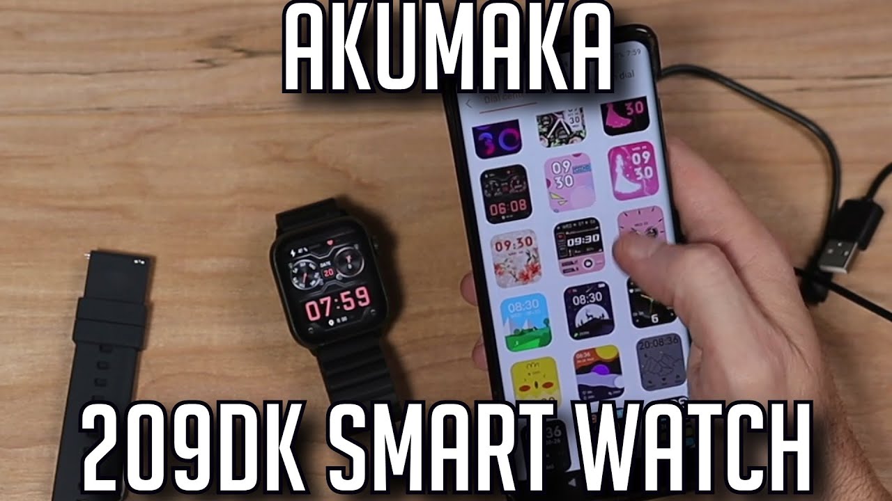 AKUMAKA 209DK Smart Watch Unboxing And Honest Review Best Value