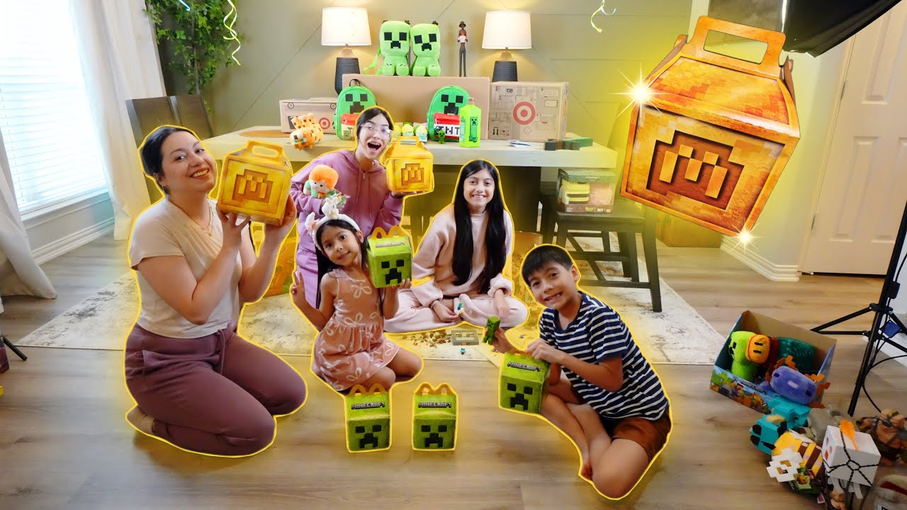 We Tried McDonald's New Minecraft Meals!