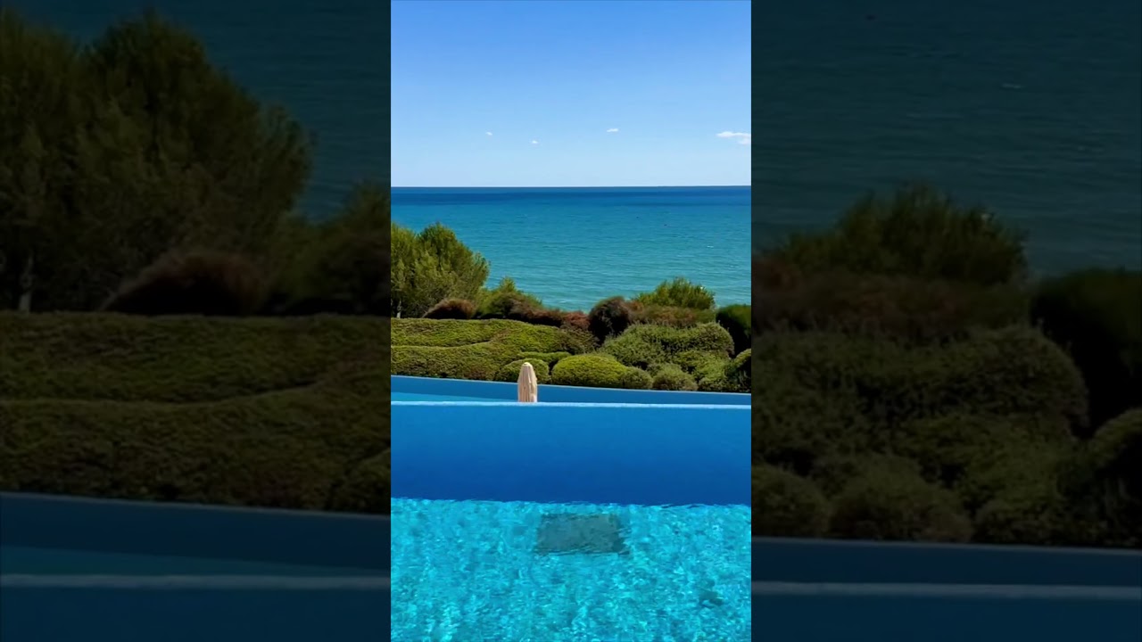 Infinitum Beach #travel #mediterranean #spain #drone #shorts