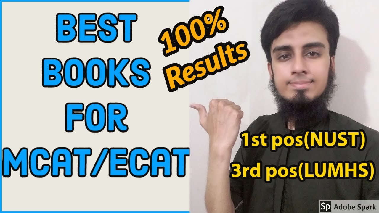 Best Books for Mcat/Ecat / Entry test tips / Get 100% marks / By Dr. Irtaza Rehman