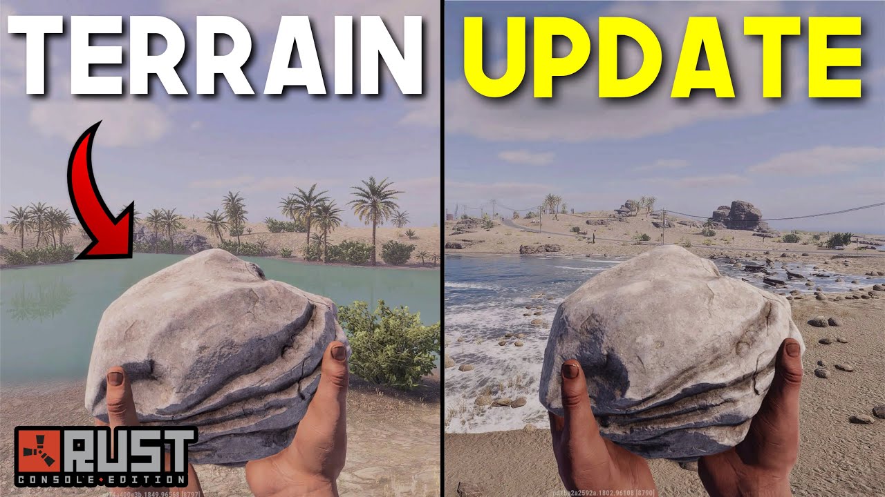 Обновление ландшафта для Rust Console уже здесь&hellip; (Скалистые основания, каньоны, озера и многое др...
