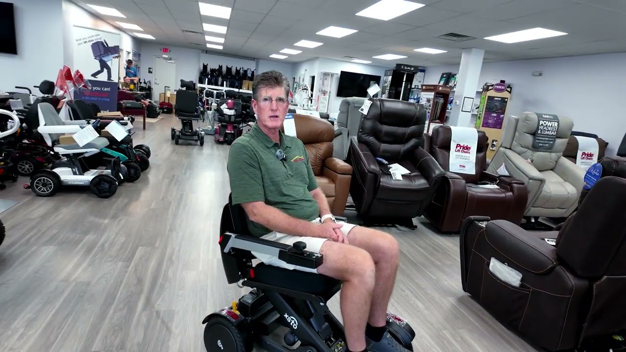 XSTO Mobility Power Wheelchair, Available at The Home Ability Store in Jacksonville, FL.