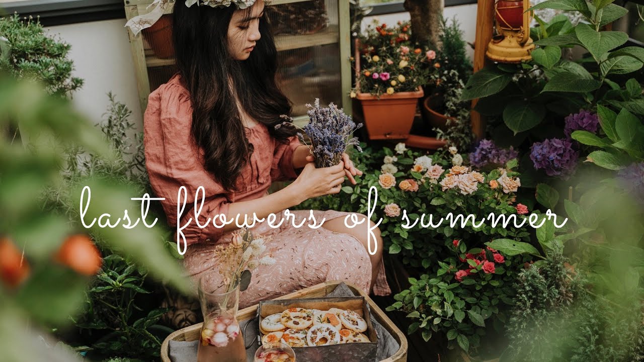 # 13 Những Bông Hoa Cuối Hè | Последние цветы лета | Песочное печенье со съедобными цветами {SUB}