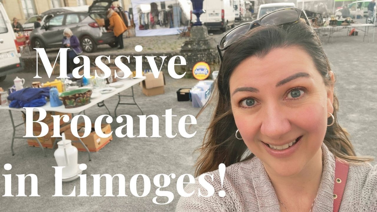 Французское автомобильное путешествие в Лимож на блошиный рынок!