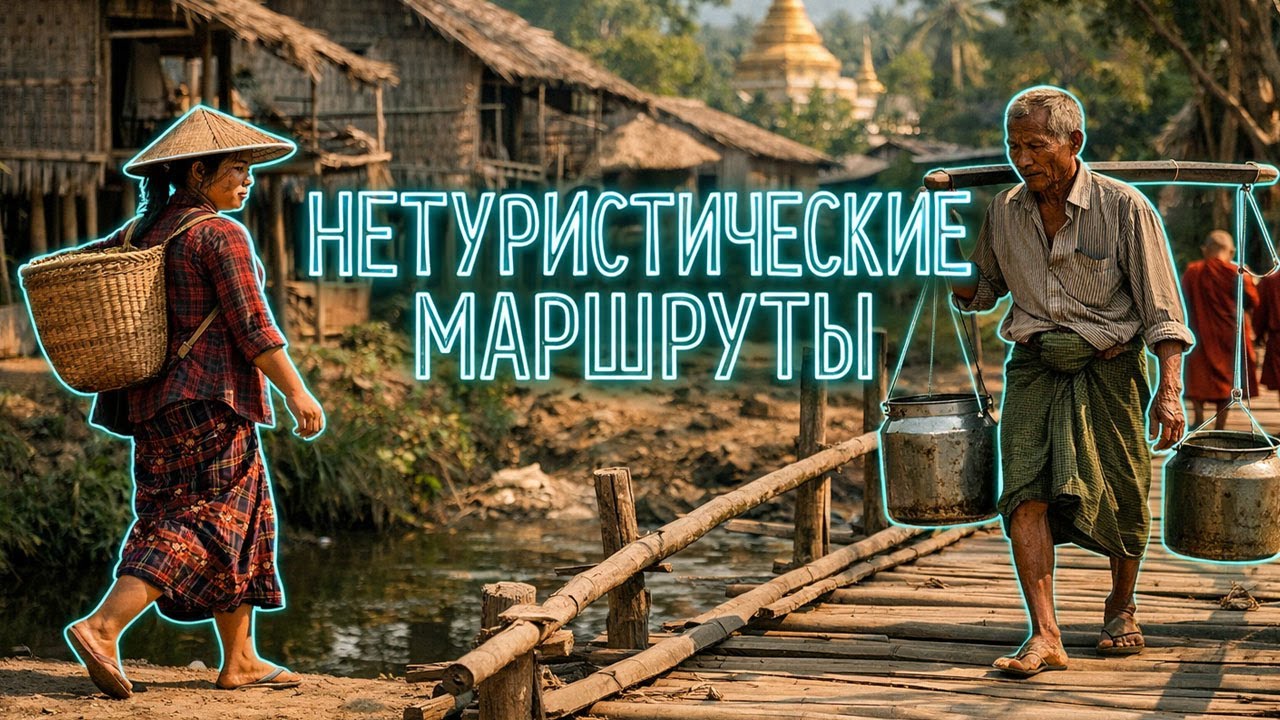 Нетуристические маршруты. Удивительные деревни Мьянмы.