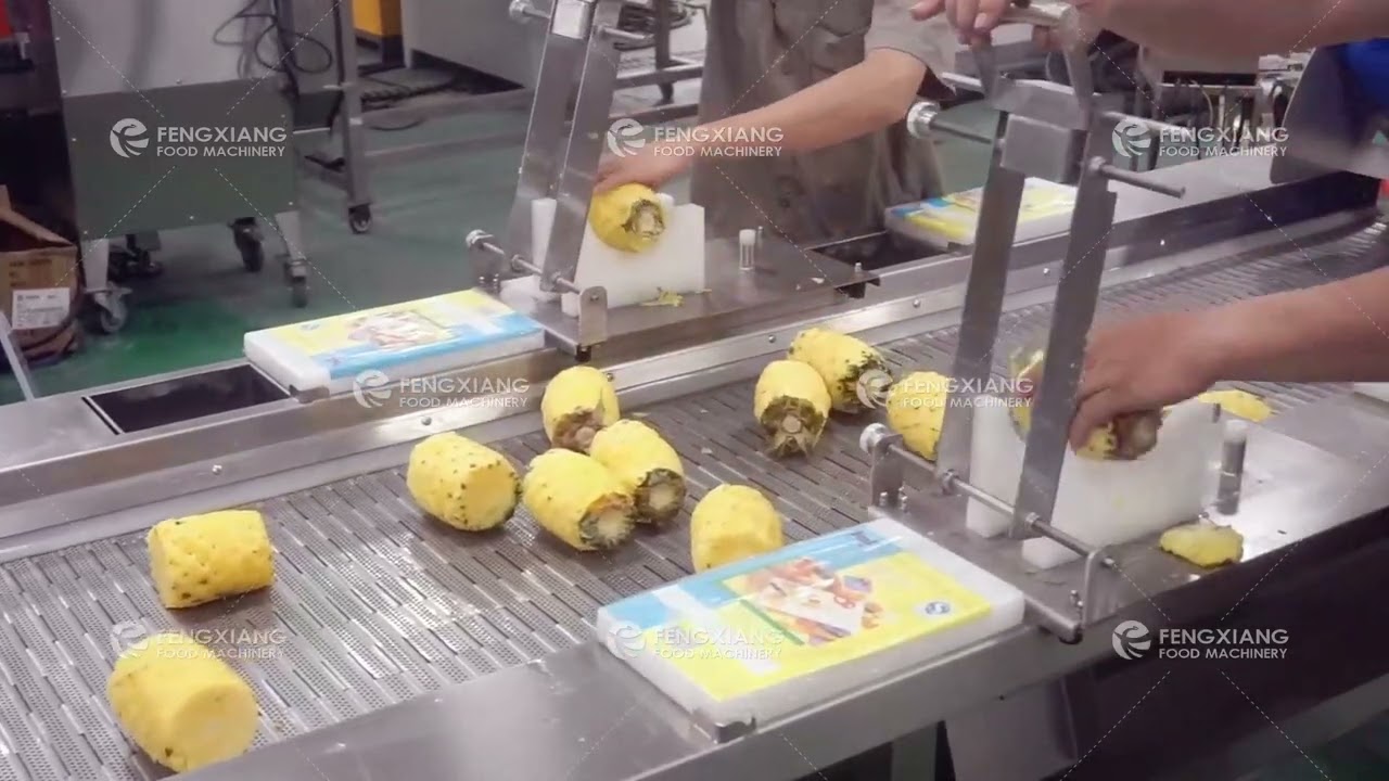 Dried pineapple processing production line