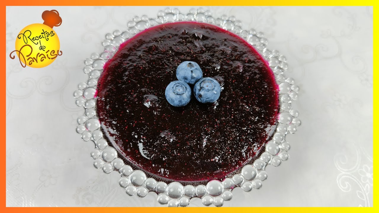 DOCE / COMPOTA DE MIRTILOS (muito fácil de fazer) |🍎  Receitas do Paraíso