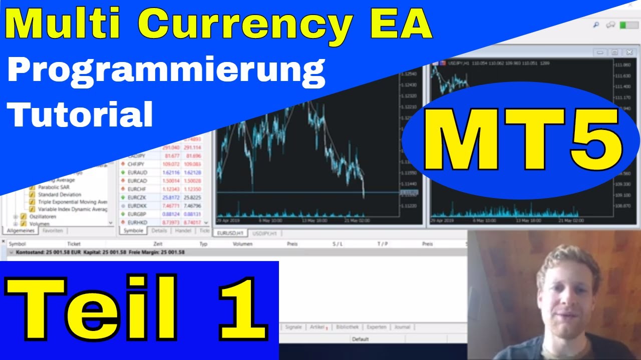 MetaTrader 5 (MT5) - Aufbau eines Expert Advisor (EA) - Programmierung Tutorial Teil 1