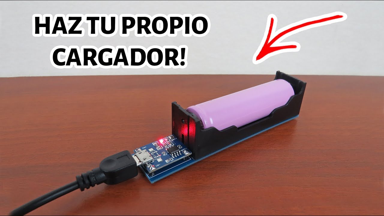 Cargador de Baterias 18650/Ideatronic