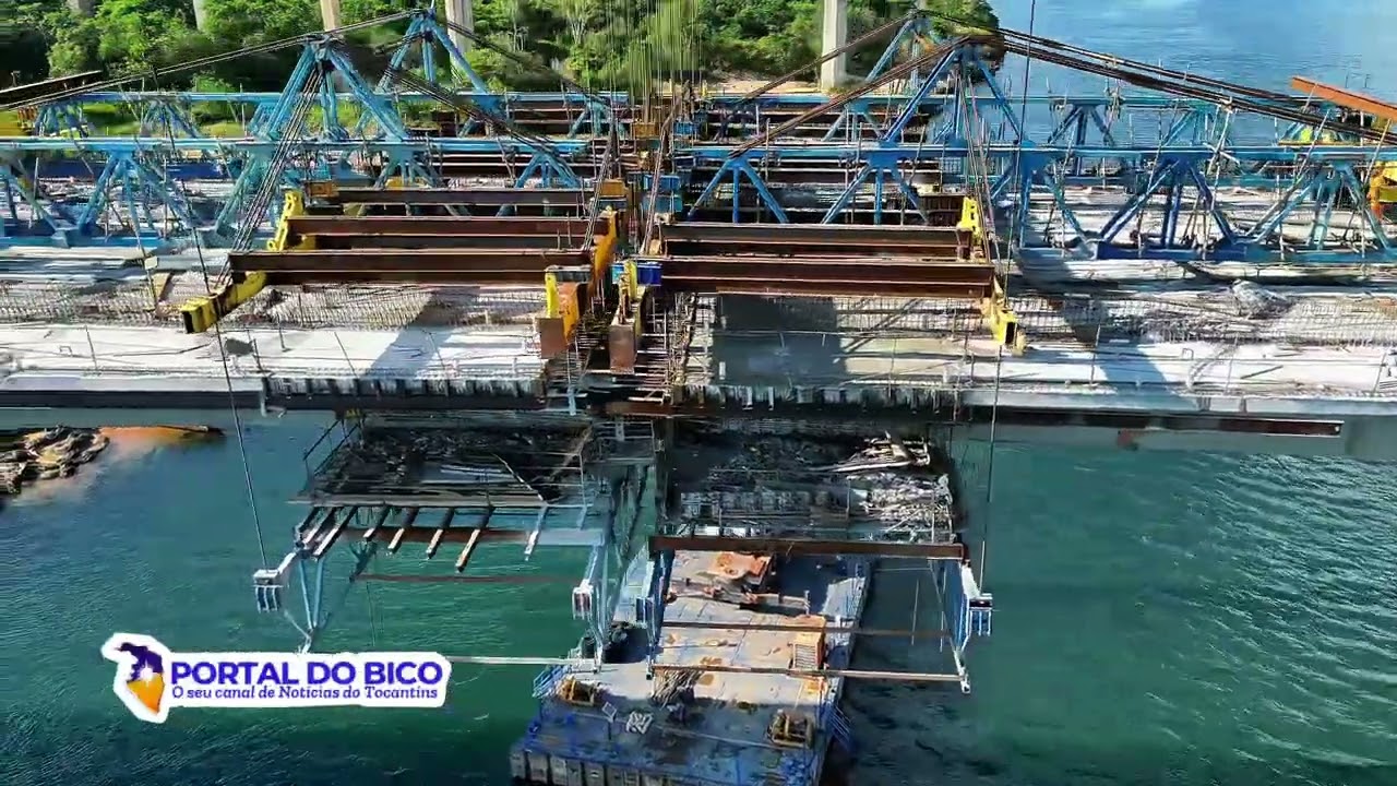 90% da ponte JK CONCLUÍDA 