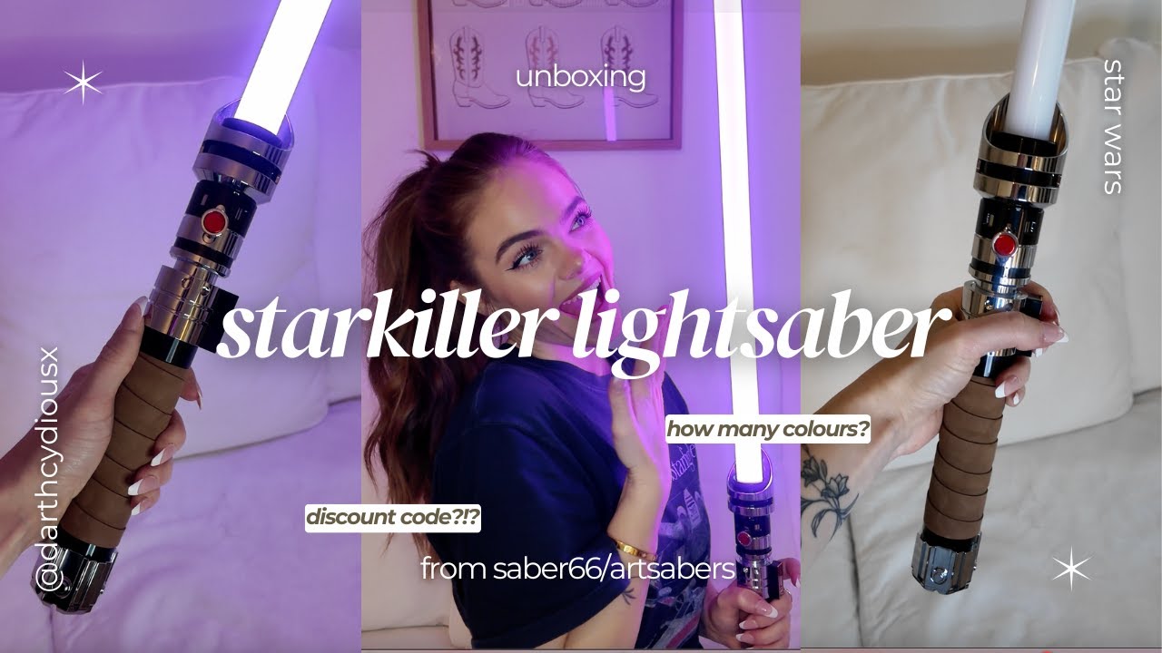 Unboxing Starkiller's Lightsaber from @ARTSABERS | DarthCydious