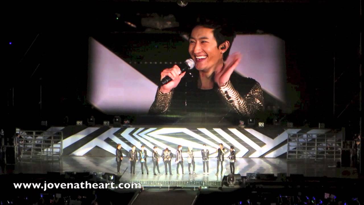 121123 SM Town Singapore Super Junior Greeting + Introduction