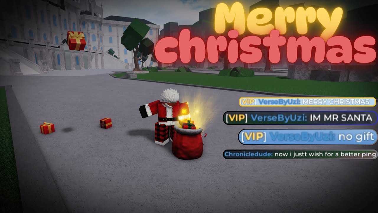 Abusing Sukuna in Ranked Mode as Santa Claus | Ultimate Battlegrounds