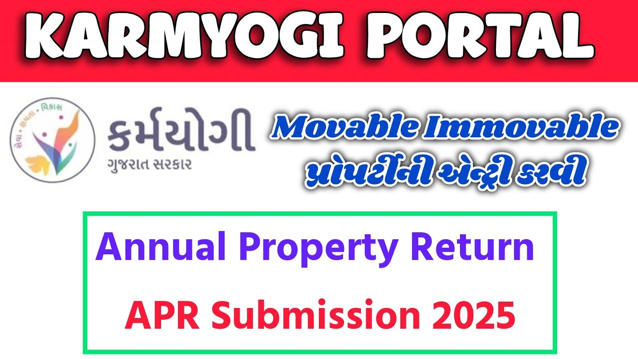Karmyogi Portal  APR SUBMISSION | New property add  #APRsubmission 