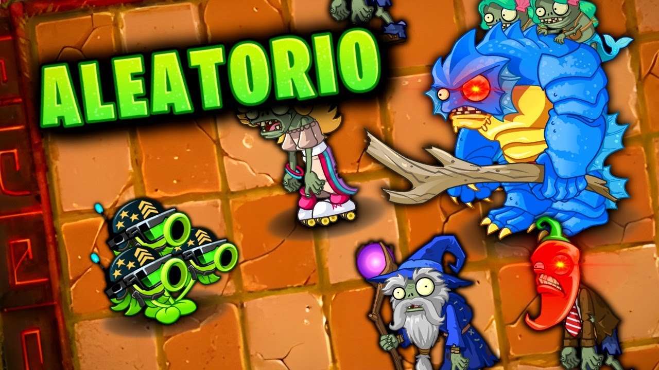 Intenté pasar PvZ 2 con PLANTAS RANDOM y esto pasó… 💀