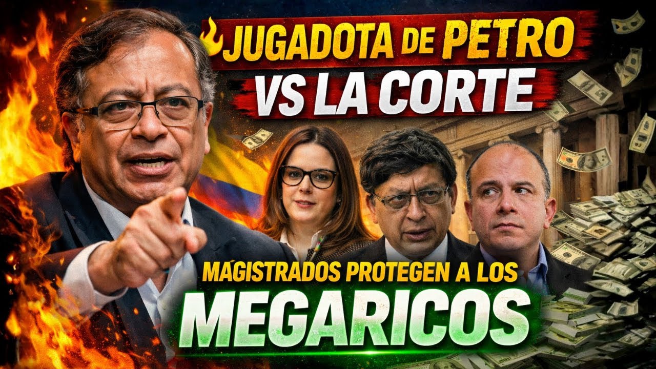 🔥 ¡JUGADOTA DE PETRO CONTRA LA CORTE! Así enfrentará a magistrados defensores de MEGARICOS