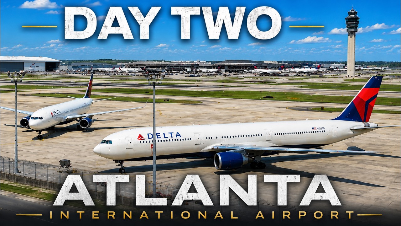 🔴LIVE FROM THE WORLDS BUSIEST AIRPORT| HARTSFIELD JACKSON ATLANTA INT| 4K LIVE ATC🔴