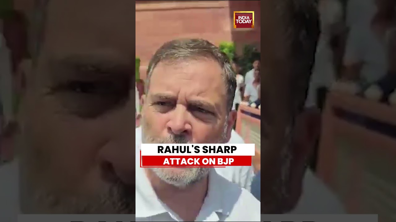 Rahul Gandhi Launches Blistering Attack On BJP In Parliament #rahulgandhi #bjp #congress