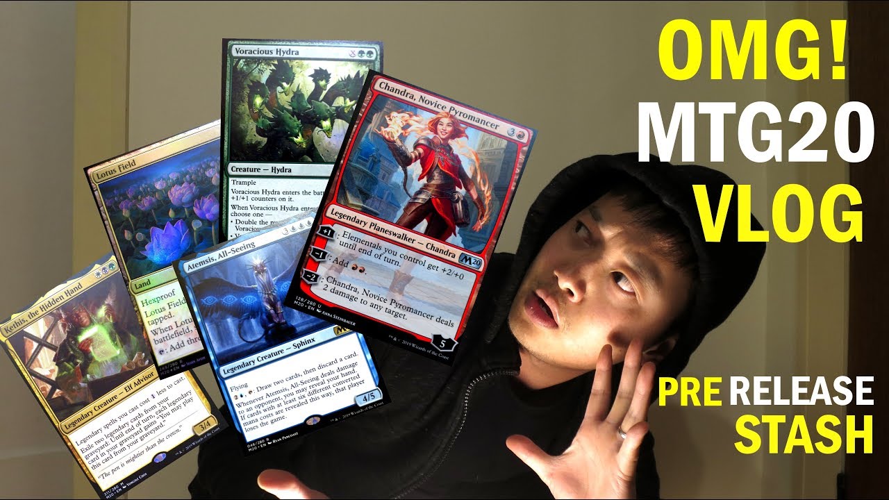 MTG M20 Core Set Prerelease Stash | VLOG | Magic: The Gathering For Beginners